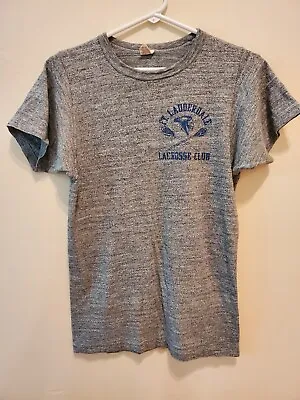 Vintage Fort Lauderdale Lacrosse Club Men's Grey T-Shirt Size M Russel Athletic • $21