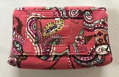 Vera Bradley CALL ME CORAL One For The Money COMPACT Taxi WALLET For PURSE  NWT • $35