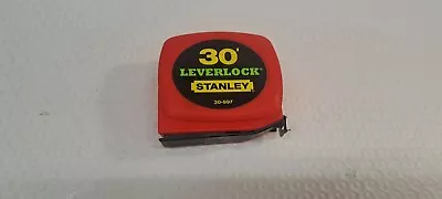 Vintage Stanley 30’ Leverlock Tape Measure 30-997 • $18.99