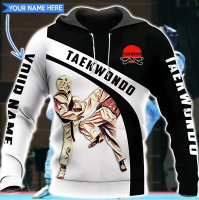 Taekwondo Material Art Gift 3D Hoodie All Over Print • $39