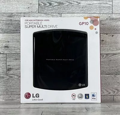 LG Portable Super Multi Drive Mini Notebook Users CD/DVD Burner Model GP10 NEW • $39.99