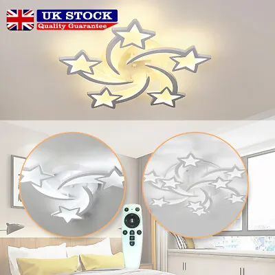 Modern Star Light LED Ceiling Lights Chandelier Living Room Kids Bedroom Decors • £33.49