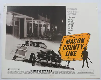 Macon County Line 1974 Half Sheet Movie Poster 22  X 28  • $40