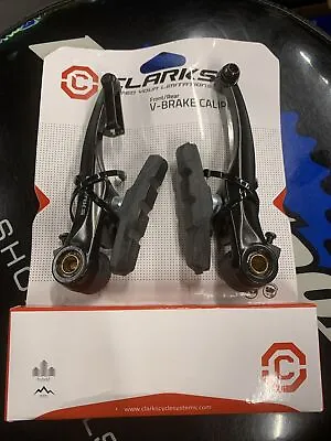 Clarks Mountain MTB Front Or Rear V Brake 110mm Caliper Black CLK-960DX 13260 • $17.99