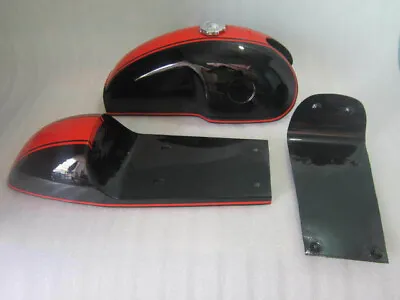 New Benelli Mojave Cafe Racer Dual Painted Fuel Tank With Seat Hood Pair+Cap • $276