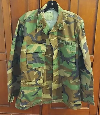 Vintage Military US Army Shirt Size Small Regular Womens Camouflage Fatigue WASP • $24.99