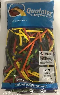 Qualatex Balloons Carnival Assorted Animal Twist 250 Count Bag 260 Size Twisting • $39.99