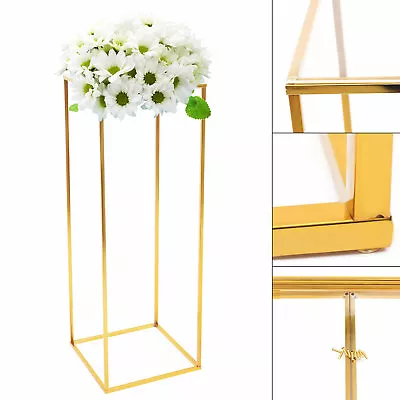 Flower Stand Metal Display Pedestal Decor For Party Wedding Home Pillar Stand • £23.75