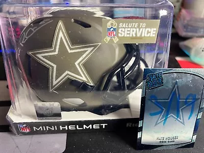 Michael Irvin Autographed Dallas Cowboys Salute To Service Mini Helmet!!!! • $199.99
