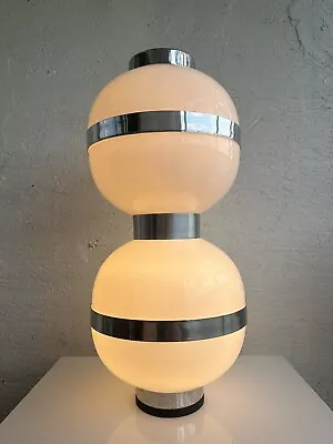Vintage Mid Century Italian Space Age Carlo Nason Table Lamp Mazzega Glass • $1196