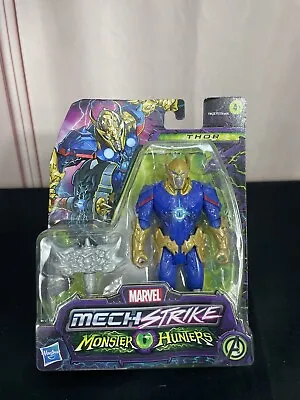 Marvel - Thor - Mech Strike Monster Hunter Action Figure Hasbro Toy • $14