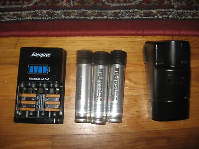 Black & Decker VersaPak/ Energizer Chargers +3 Versa Pack Batteries-FOR PARTS • $14.99