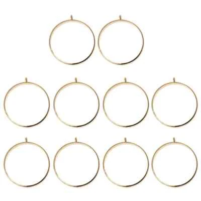 £7.99 • Buy 10 Pcs/Set Hollow Circle Open Back Bezel Pendants For DIY Keychain Resin Jewelry