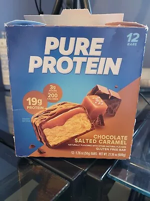 Pure Protein Bars Chocolate Salted Caramel 20g Protein 1.76 Oz 11 Ct (Open Box) • $20