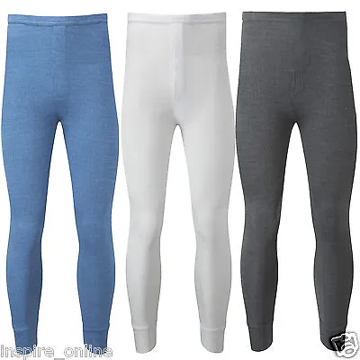 Men Thermal Long John Underwear Elasticated Tights Trouser Base Layer Pajama Ski • £5.99