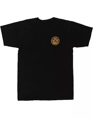 VANS Mens Graphic T-Shirt Top Medium Black AE10 • £13