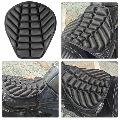 3D Motorcycle Seat Pad Comfort Gel Cushion Air Pillow Cover Motorbike Universal • $19.88