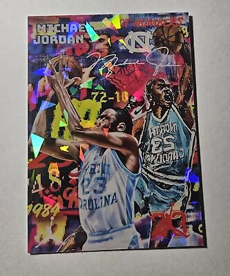 Michael Jordan- Hot Numbers UNC ❄️ Cracked Ice Holo #'d /23 Limited Run! • $9.50