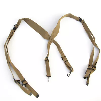 World War Ii Ww2 Us Army Infantry Standard M1936 X Strap Suspender • $25.79