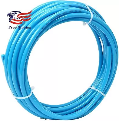 Pneumatic 5/32  OD X 3/32  ID Blue PU Pneumatic Air Tubing Pipe Hose 32.8ft 10m • $15.99