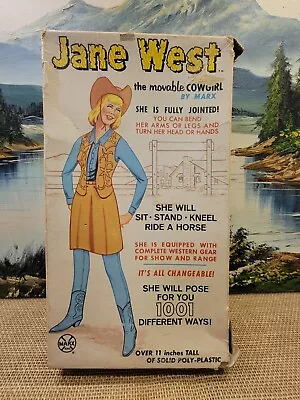 Marx Johnny West Series Jane West Near Complete With 1st Edition Doll & Box • $125