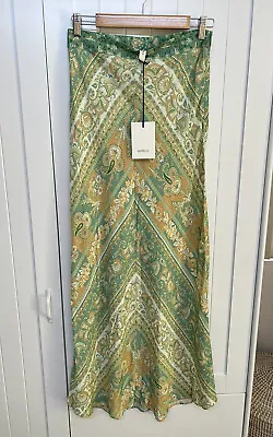 $150 • Buy Spell And The Gypsy Madame Peacock Maxi Skirt Size M RRP$249.00 BNWT
