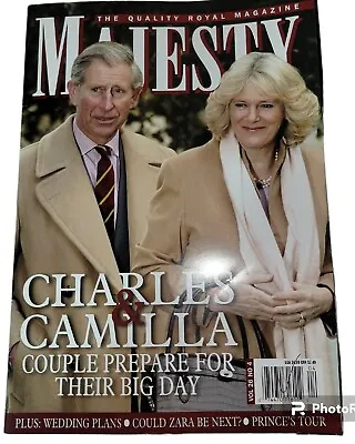 Majesty Magazine April 2005 Vol 26 #4 Camilla Parker Bowles PRINCE Charles King • $10.99
