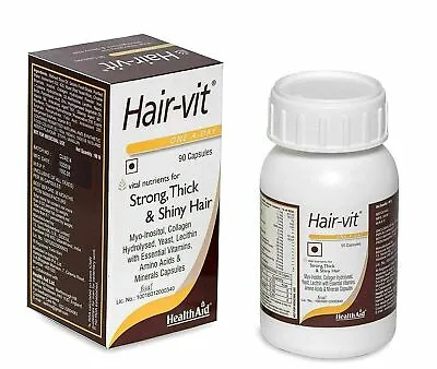 Healthaid Hair-Vit One A Day 90Caps For Strong Thick And Shiny Hair • £41.38