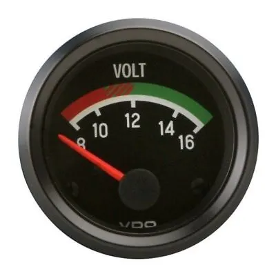 VDO 332041 Cockpit Series 2-1/16  Voltmeter Gauge • $74.95