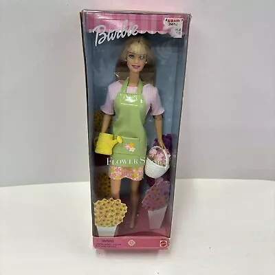 Vintage Mattel Barbie 1999 Flower Shop Flower Bouquet & Watering Can NEW!!! • $19.98