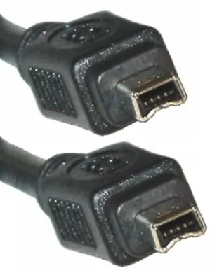 £5.35 • Buy FireWire 4-4 Lead / Cable, DV / ILink / IEEE-1394 , 4-pin Male To Male