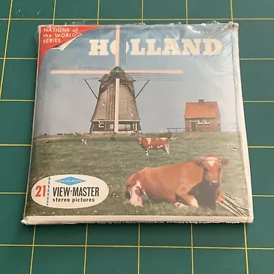 B190 VIEW MASTER SET - HOLLAND Nations Of The World Series W/ Coin Stamp 2E • $13