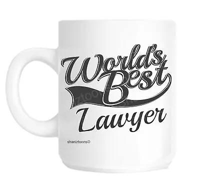 Christmas Gift Lawyer World's Best Novelty Gift Mug Shan1003 • £10.21