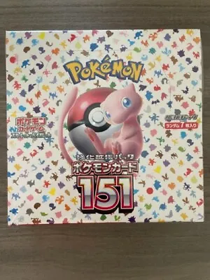 Japanese Pokemon TCG Scarlet & Violet Pokemon 151 Booster Box US SELLER SEALED • $115
