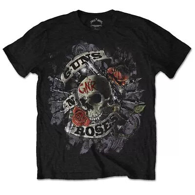 Guns N Roses T-Shirt Firepower GNR Rock Band New Black Official • £14.95