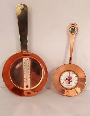 Lot Of 2 Vintage Rhodesian Copper Thermometers - Preowned • $32.99