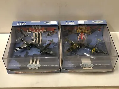 Armour Collection Metal Battle Of Britain & D-Day Art No's 4001 4002 1/100 • $141.83