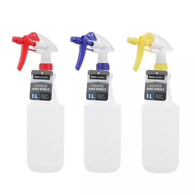 3 X Boxsweden 1L Spray Bottle Adjustable Nozzle Plastic Garden Watering Sprayer • $24.95