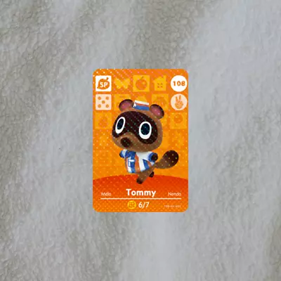 Animal Crossing Amiibo Cards - Series 2 - 108 Tommy • $1.50