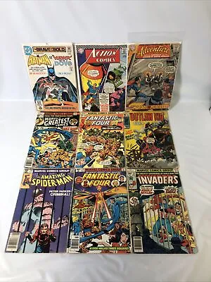 Vintage Marvel/DC Comics Lot Of 9 (Late 60s- 80s) Acceptable Condition Varies • $49.90