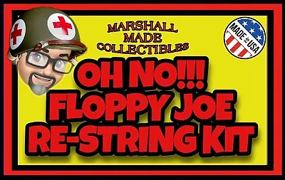 OH NO!!! FLOPPY JOE Re-String Restring Kit For Vintage GI JOE ACTION MAN AT Joes • $9.44