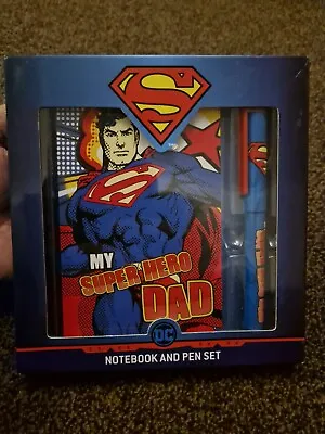 DC Marvel Superman Notebook Pen Set Gift Present  Birthday Christmas Novelty • £9.99