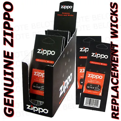 Genuine Zippo Replacement Wick 24 Pack Wicks 2425 USA MADE Free Shipping NEW • $24.03