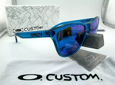 Oakley Frogskins Custom Acid Blue Prizm Sapphire Iridium Polarized Sunglasses • $175