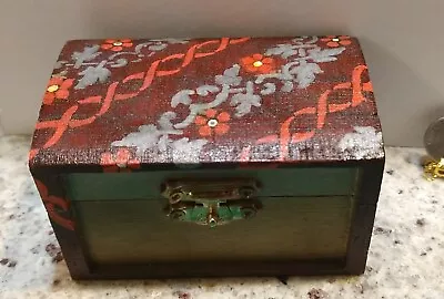 Dollhouse Miniatures 1:12 Handpainted Wood Trunk • $14.95