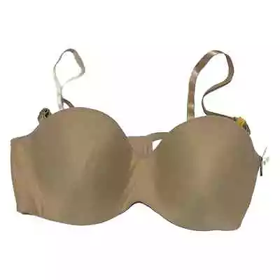 Maidenform Sweet Nothings Full Figure Convertible Strapless Bra 38C Nude • $10