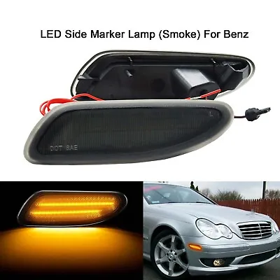 LED Side Marker Light Amber For 01-07 Mercedes C Class W203 C230 C240 C280 C320 • $36.72