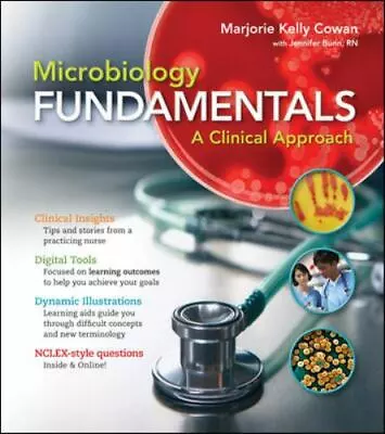 Microbiology Fundamentals: A Clinical Approach - 9780073402352 Cowan Paperback • $6.44