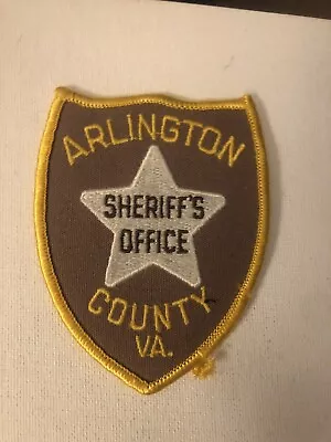Virginia  Police  -  Arlington  Sheriff  VA  Police Patch • $1