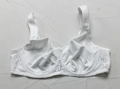 Miss Mary Women's Underwired Unpadded Smooth Lacy T-Shirt Bra LB3 White Size 42B • $22.49